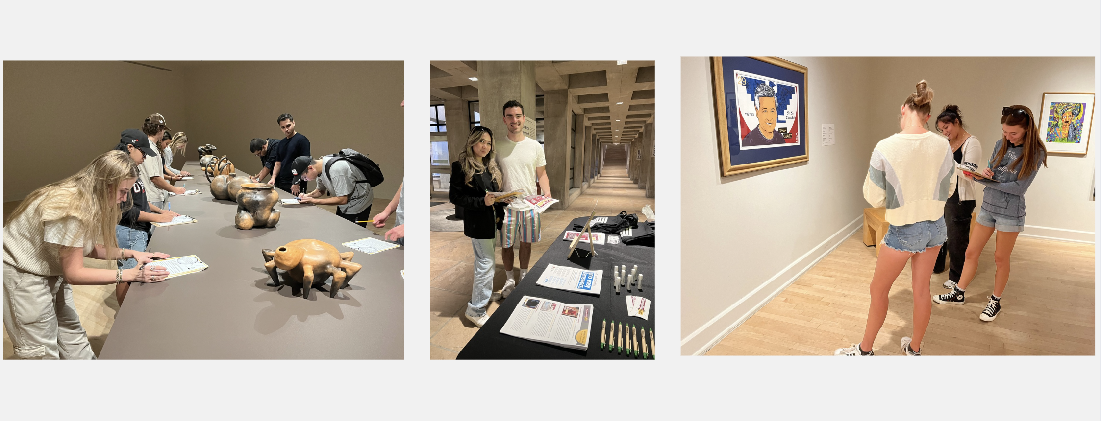 Migration Lab students at the ASU Art Museum for a Scavenger Hunt 2